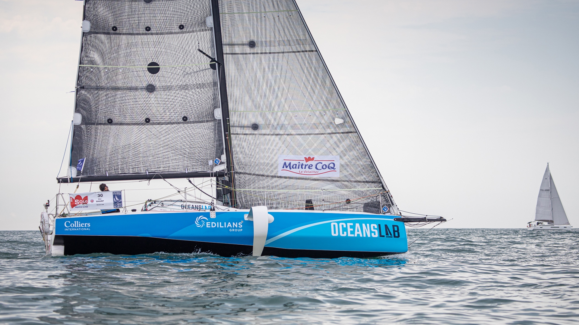 Phil Sharp, OceansLab, La Solitaire du Figaro, Credit Vincent Olivaud www.olivaud.com 