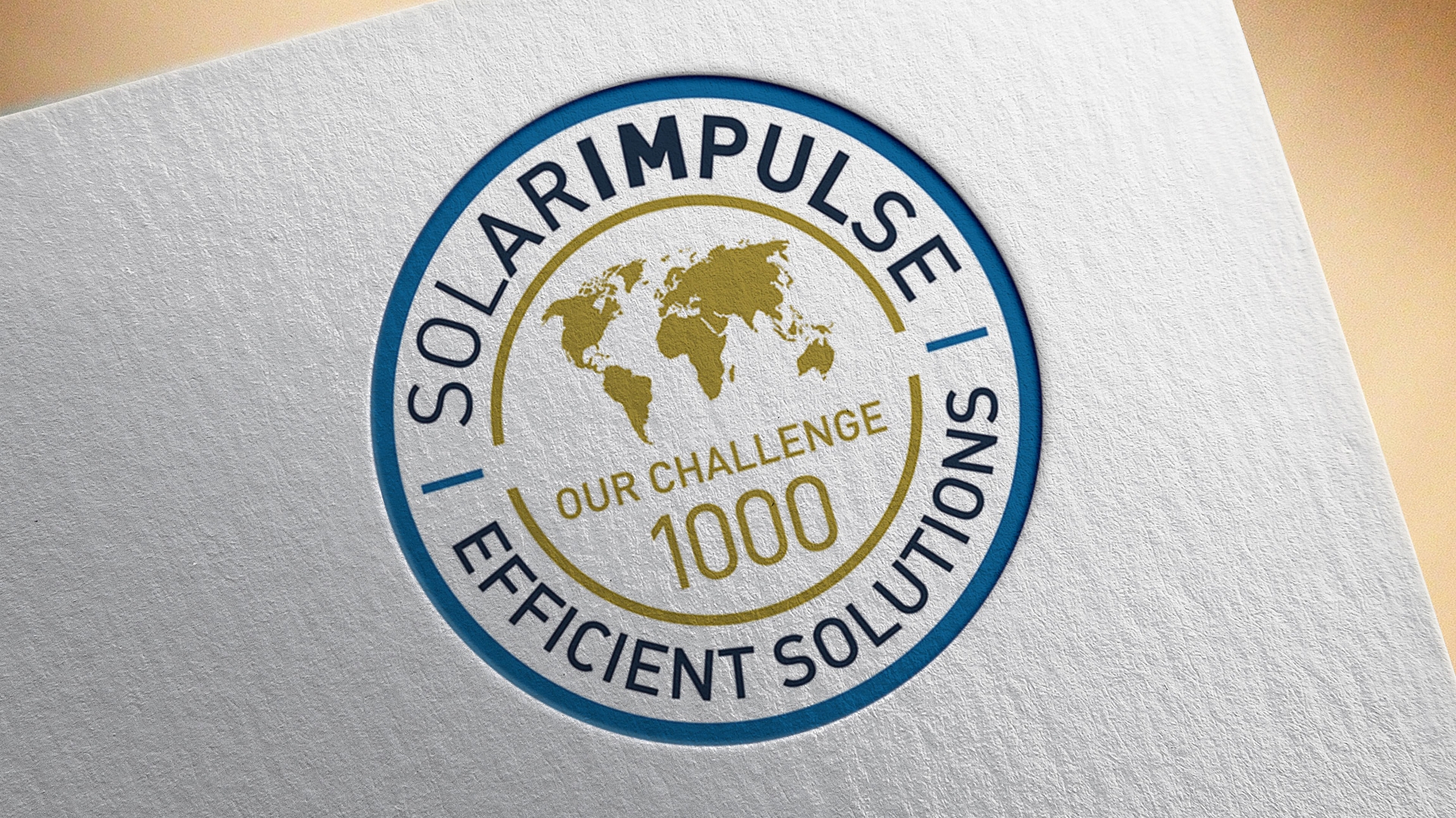 Solar Impulse Efficient Solution Label Solar Impulse Efficient Label